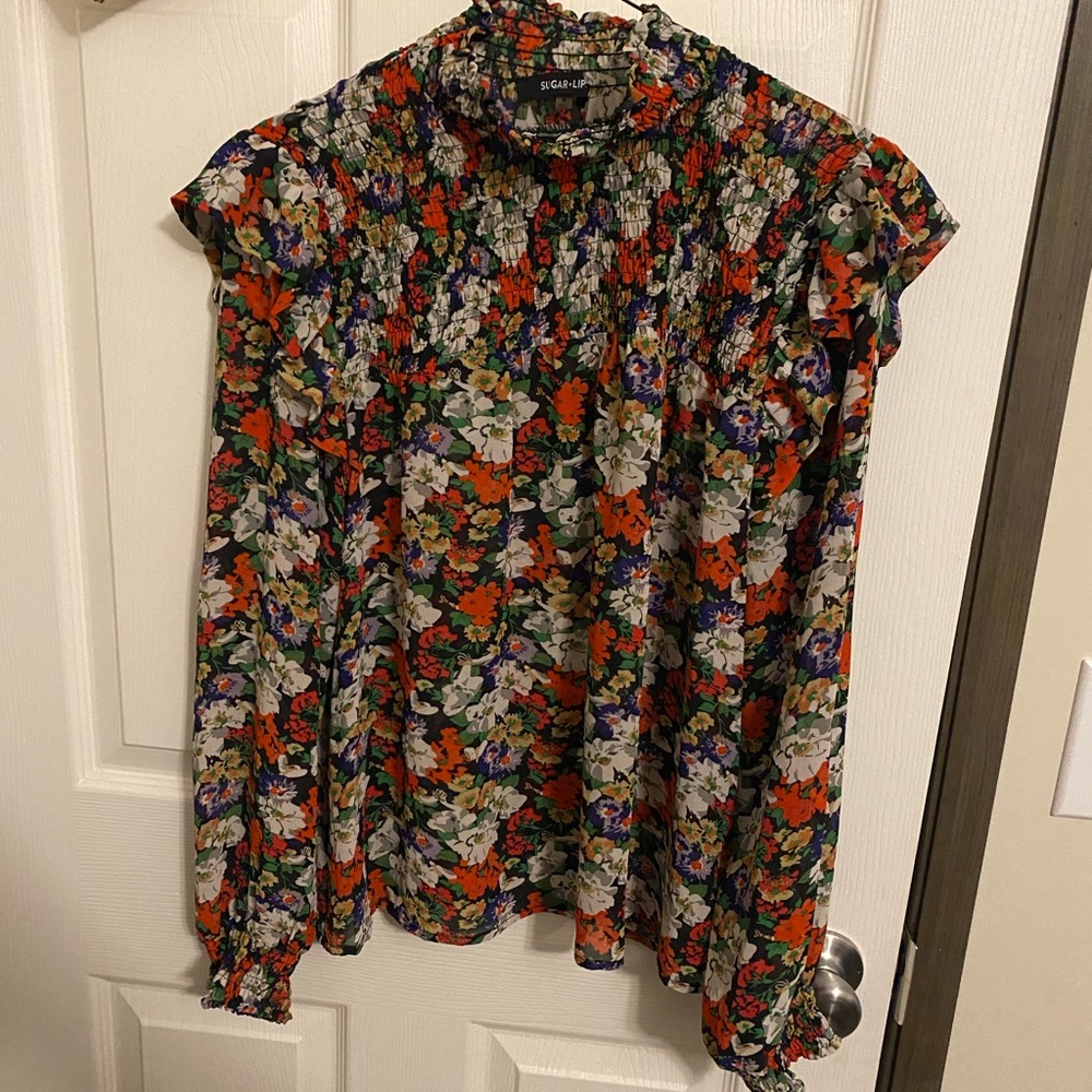 sugarlips longsleeve smock neck